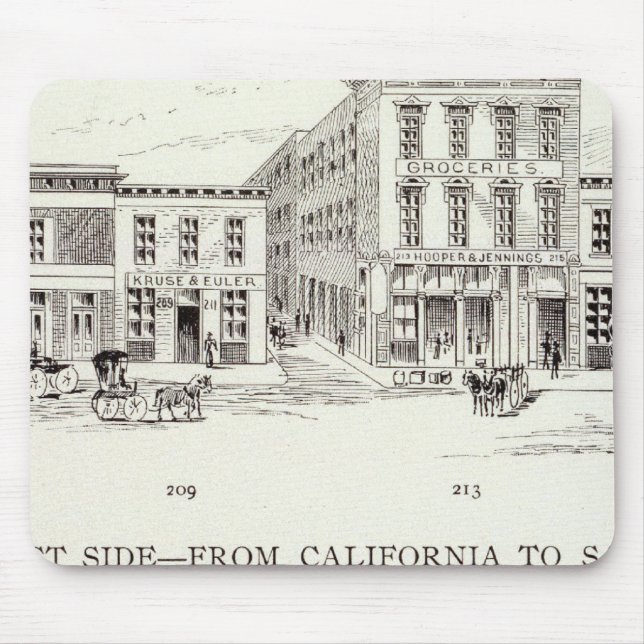 Mousepad Fronteira Oeste da Califórnia e Sacramento (Frente)