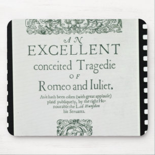 Mousepad Frontispício 'de Romeo e de Juliet