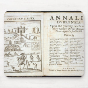Mousepad Frontispício para 'Annalia Dubrensia: Em cima do