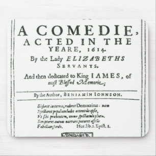 Mousepad Frontispiece 'a Bartholomew Fair