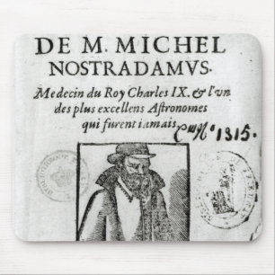 Mousepad Frontispiece 'a Les Propheties de M. Michel