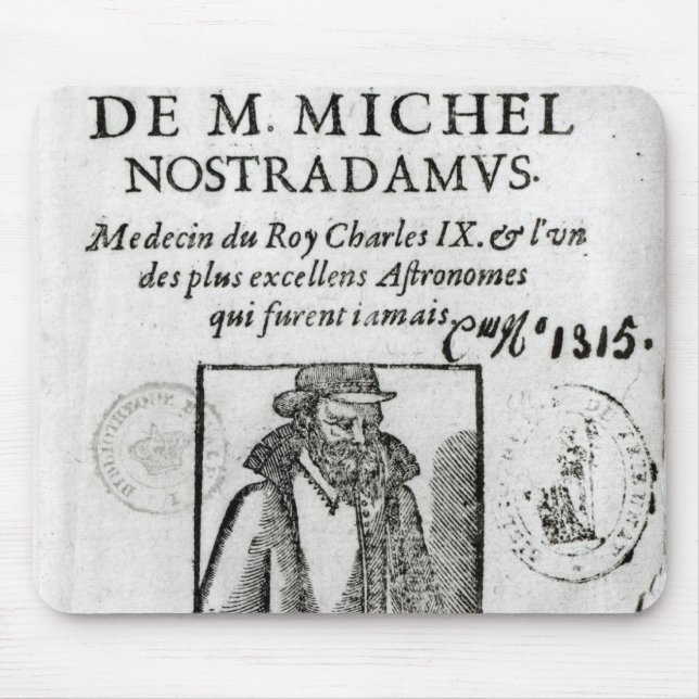 Mousepad Frontispiece 'a Les Propheties de M. Michel (Frente)