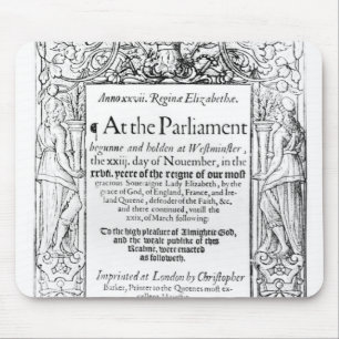 Mousepad Frontispiece a uma conta do parlamento
