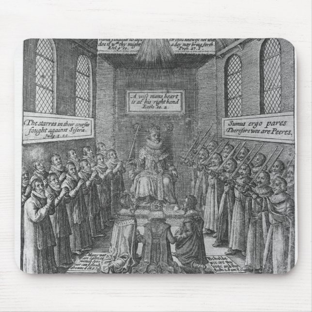 Mousepad Frontispiece ao "Vox Regis" por Thomas Scott (Frente)