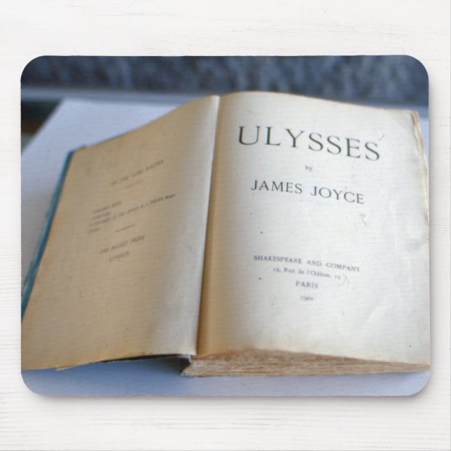 Mousepad Frontispiece de "Ulysses" por James Joyce (Frente)
