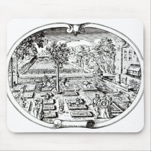 Mousepad Frontispiece, "do Herball", por John Gerard (