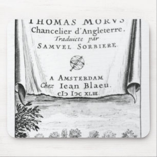 Mousepad Frontispiece, 'o Utopia de Thomas More