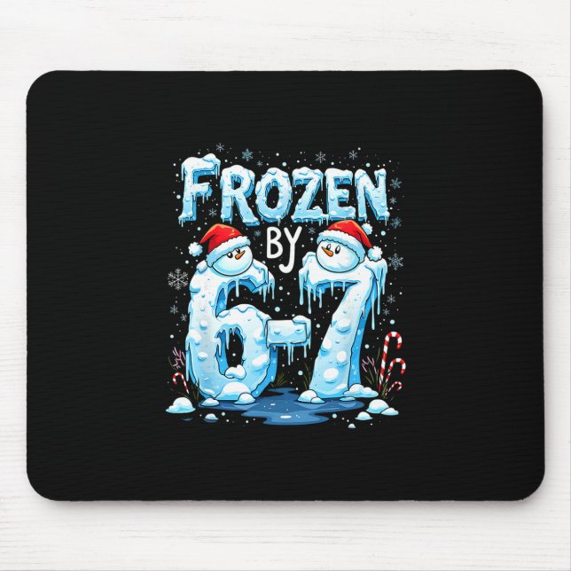 Mousepad Frozen 6 Number 67 Six Seven Meme  (Frente)