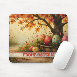 Mousepad Frühlingsblütenzauber mit Ostereierpracht