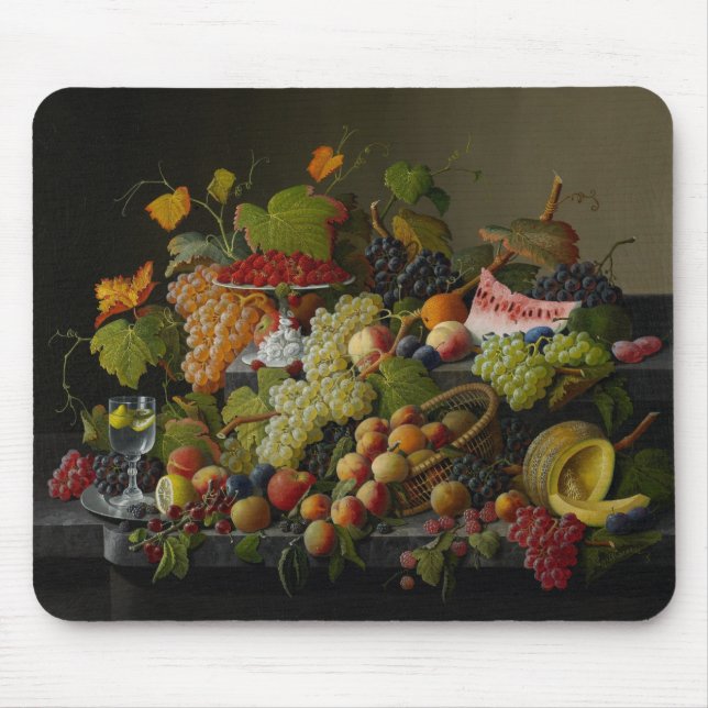 Mousepad Fruta abundante, 1858 (óleo em canvas) (Frente)