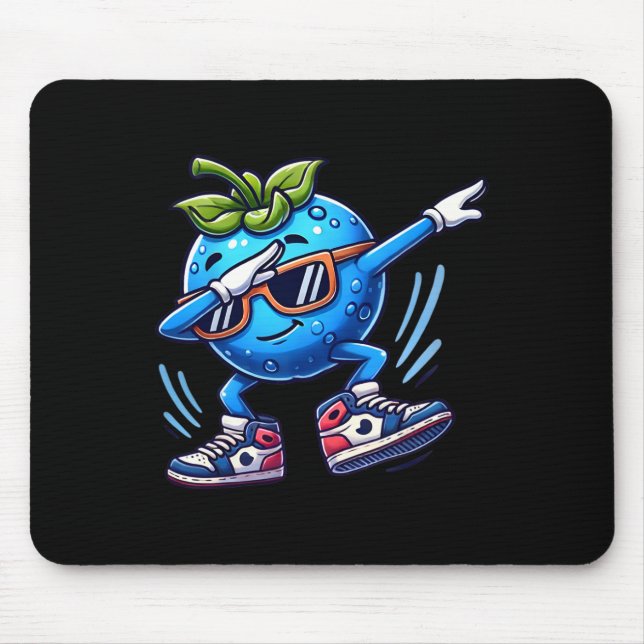 Mousepad Fruta Blueberry Dabbing Dancing (Frente)