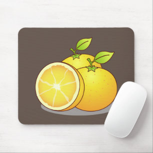 Mousepad Fruta de diversão Juicy Orange