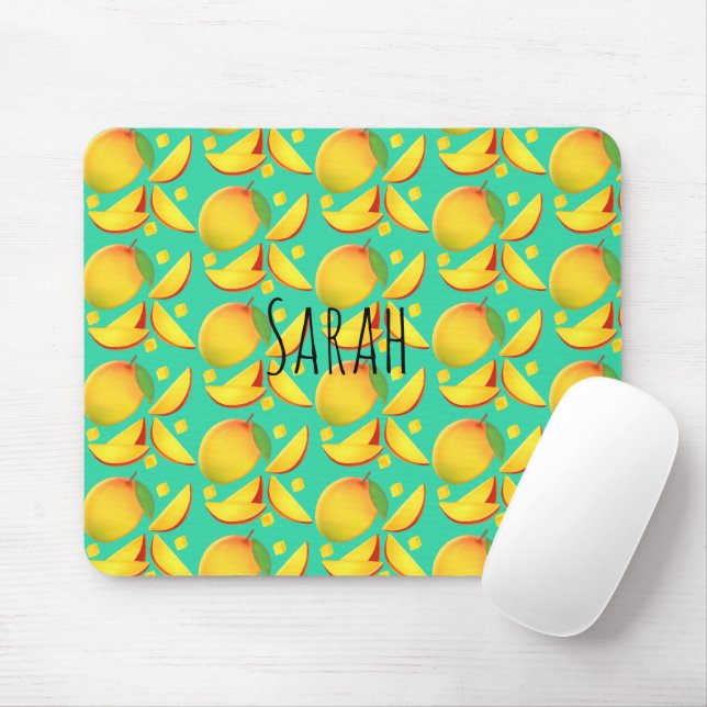 Mousepad Fruta de Mango (Com mouse)