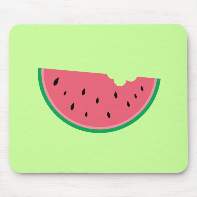 Mousepad Fruta de melancia Doce Saúde Fresca (Frente)