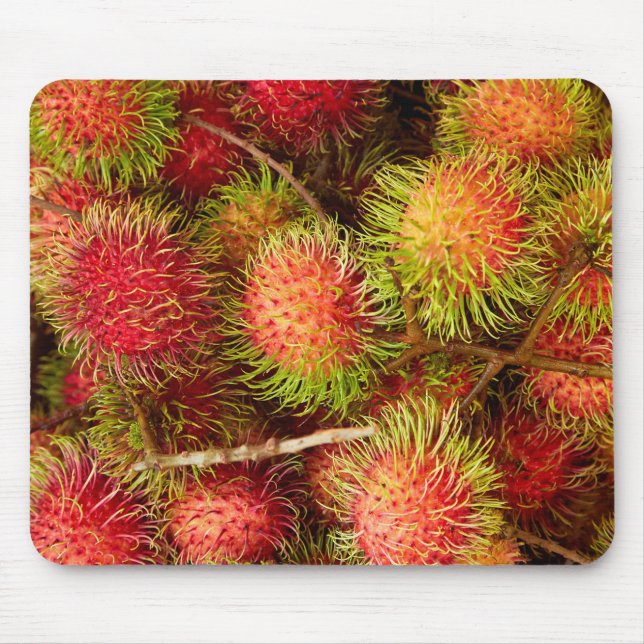 Mousepad Fruta de Rambutã no Mercado de Can Duoc (Frente)