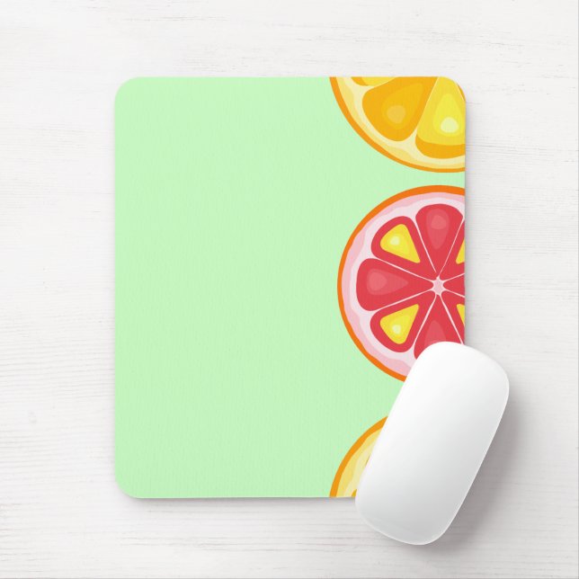 Mousepad FRUTA DE VERÃO DO CICLO TROPÓPICO LÍNGULOS de lara (Com mouse)