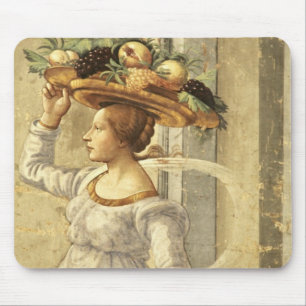 Mousepad Fruta do carregando da mulher, do nascimento de St