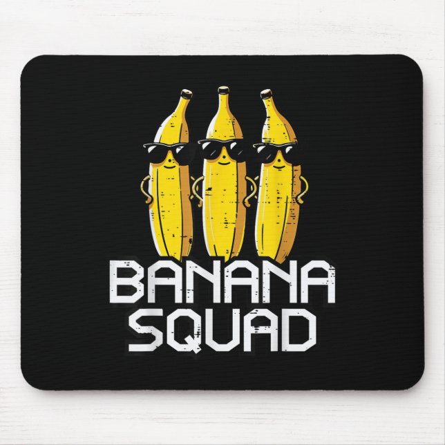 Mousepad Fruta Engraçada da equipe de  da Banana (Frente)