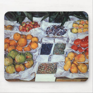 Mousepad Fruta indicada em um suporte