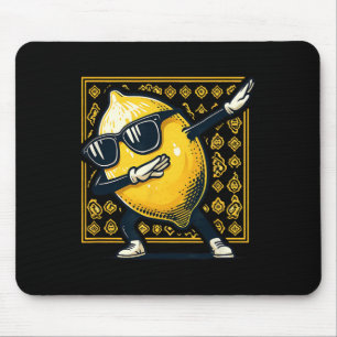 Mousepad Fruta Retroativa Engraçada Dab Lemon Dancing