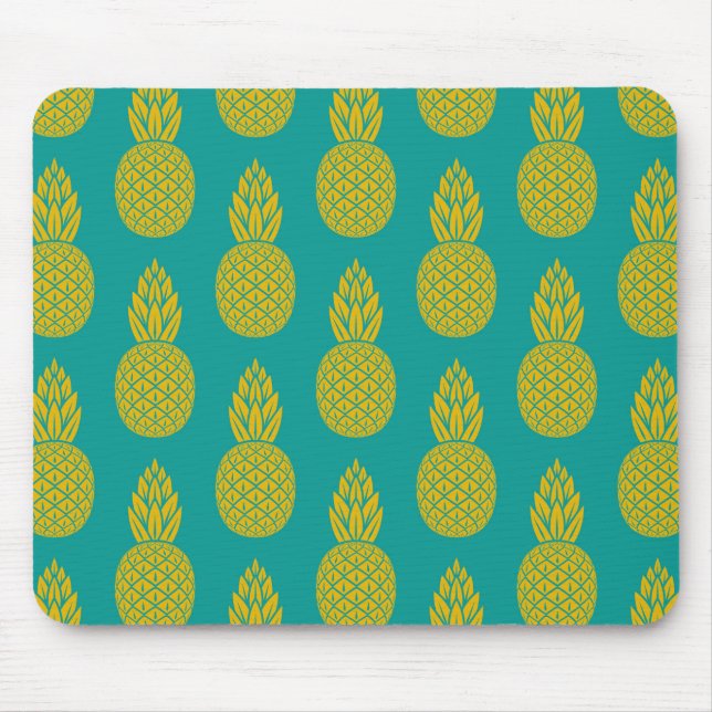 Mousepad Fruta tropical do abacaxi (Frente)