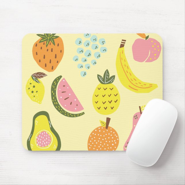Mousepad Fruta tropical exótica (Com mouse)