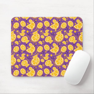 Mousepad Fruta Tropical Laranja Fatias Frutado Placa do Mou
