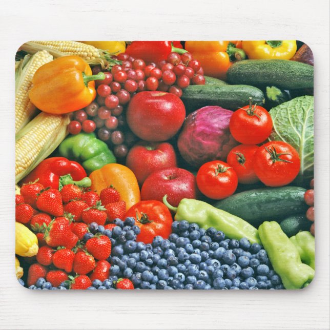 Mousepad fruta & vegetais (Frente)