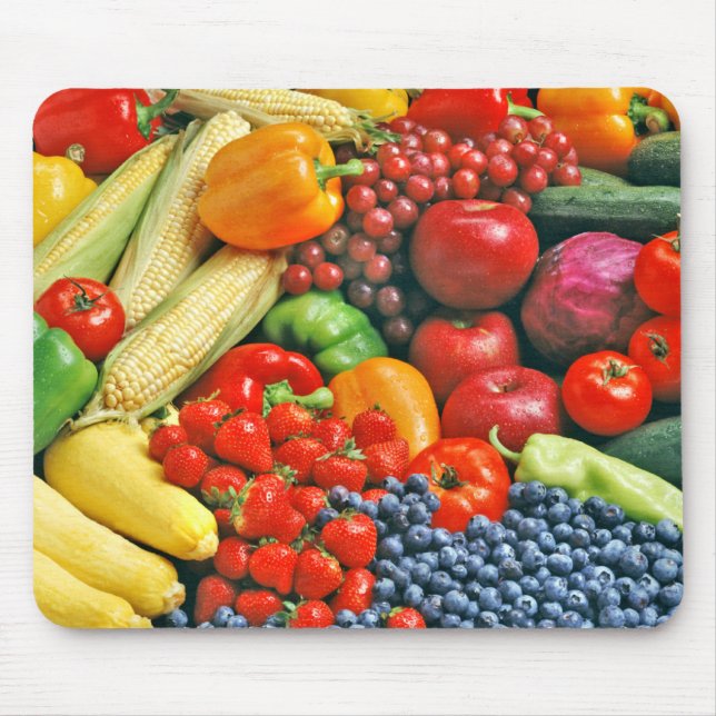 Mousepad fruta & vegetais (Frente)