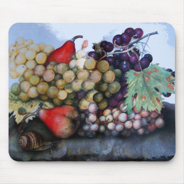 MOUSEPAD FRUTAS 1 DA SEASON - UVAS E PERAS (Frente)