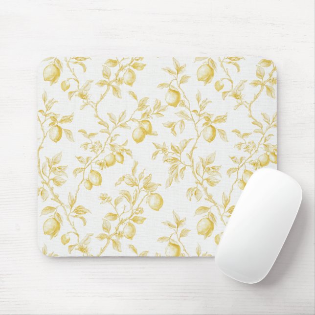 Mousepad Frutas Amarelas Limões Fazem Limonada (Com mouse)