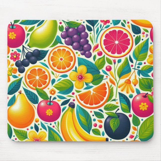 Mousepad Frutas coloridas (Frente)