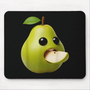 Mousepad Frutas de Nicho Pérola Engraçada Meme Rotação Cere