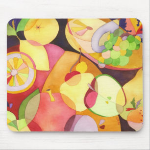 Mousepad Frutas doces da aguarela