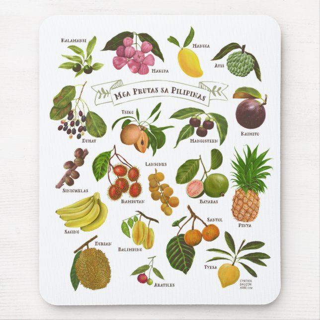 Mousepad Frutas nas Filipinas (Frente)
