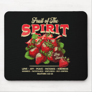 Mousepad Fruto Do Espírito Versículo Bíblico Cristão Religi
