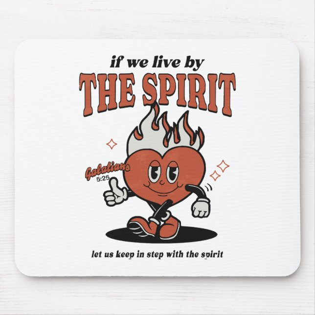 Mousepad Fruto do Espírito - Viva pelo Espírito (Frente)