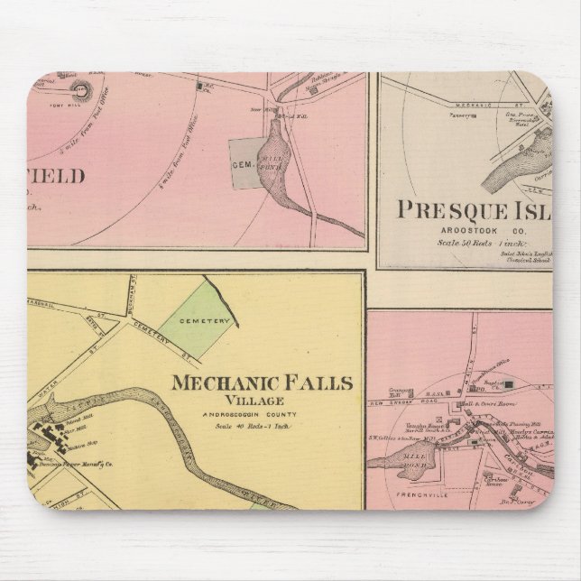 Mousepad Ft Fairfield, Ilha do Presque, Caribe (Frente)