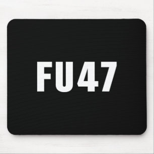 Mousepad Fu47 Funny Anti Trump 2024 Patriotic American Flag