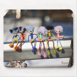 Mousepad Fubby's op giek in 'Manhatten' poster.