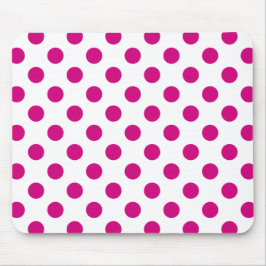 Mousepad Fuchsia bolinhas