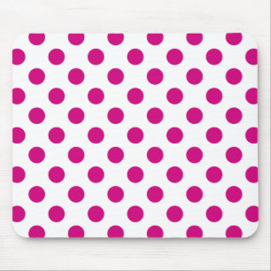 Mousepad Fuchsia bolinhas