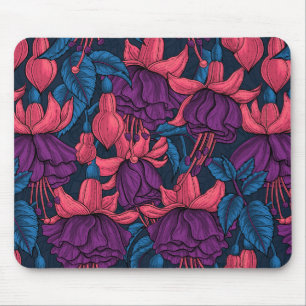 Mousepad Fúcsia em azul e roxo