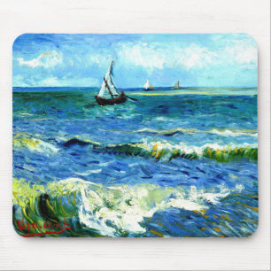 Mousepad Fuga em Saintes-Maries, Vincent Van Gogh