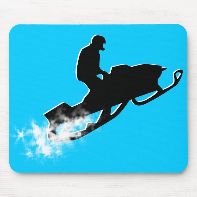 Mousepad fuga snowmobiling do pó (Frente)