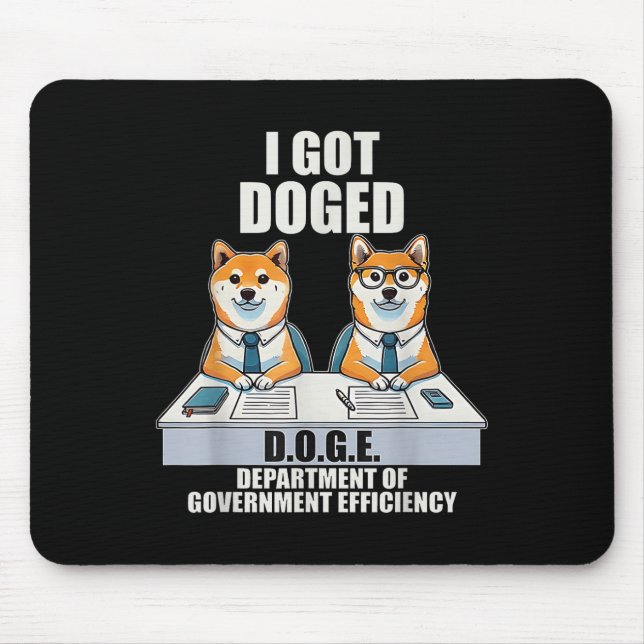 Mousepad Fui Dogue D.o.g. e Departamento de Governo (Frente)