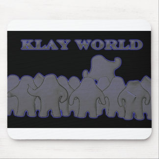 Mousepad Fulgor MousPad do preto do mundo de Klay