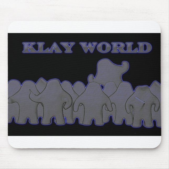 Mousepad Fulgor MousPad do preto do mundo de Klay (Frente)