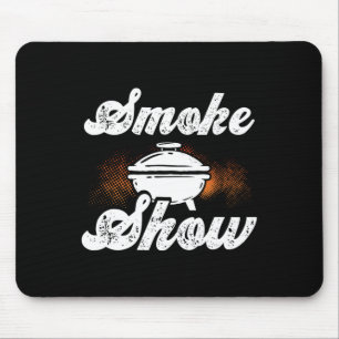 Mousepad Fumaça - Grelha de Churrasco de Carne de Fumante