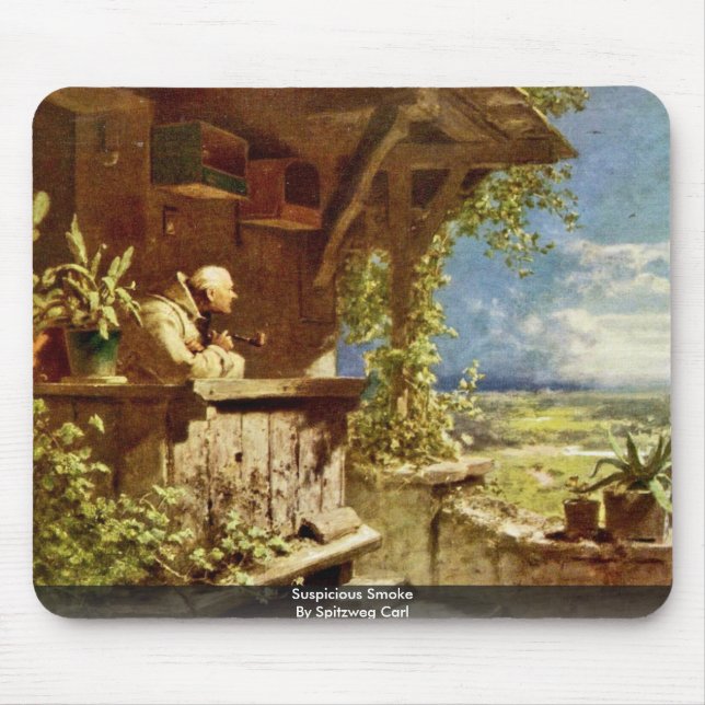 Mousepad Fumo suspeito por Spitzweg Carl (Frente)